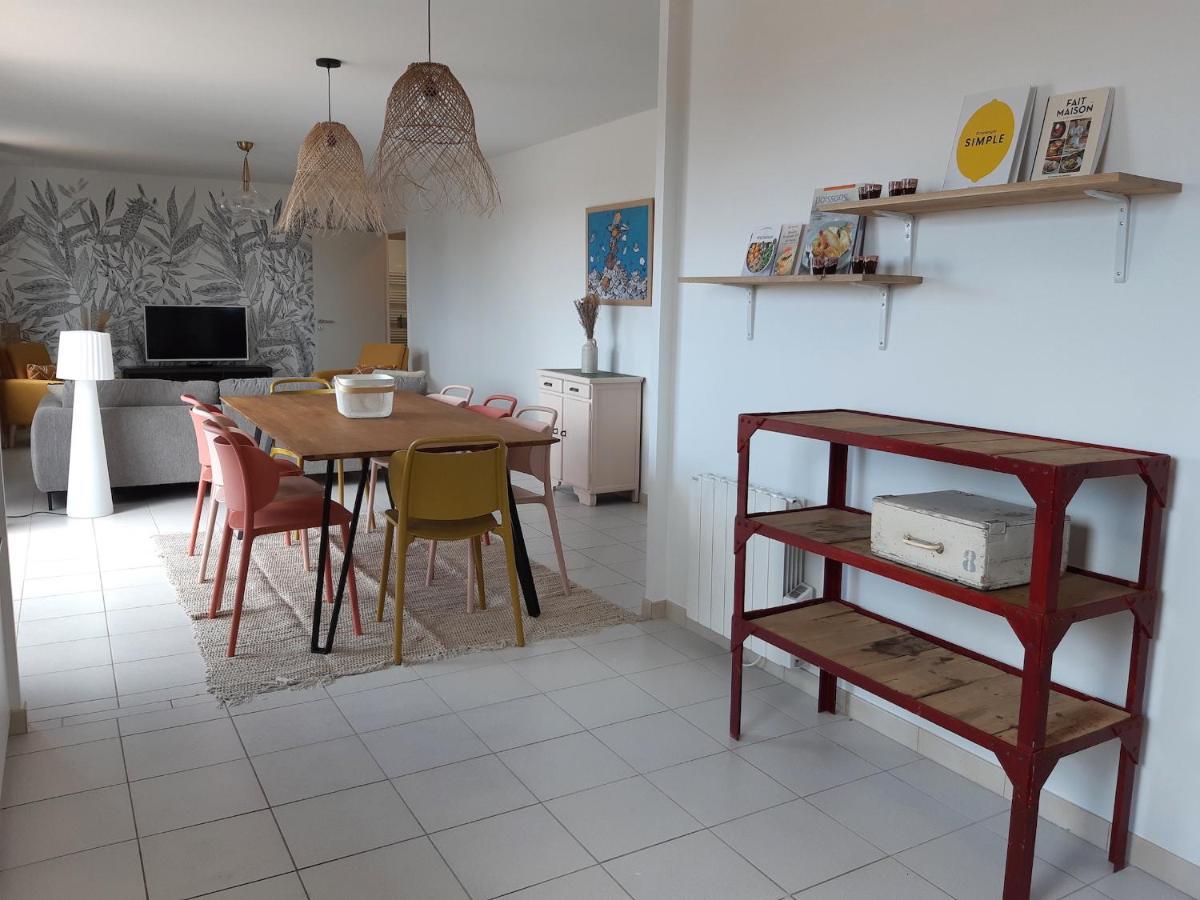 Appart Pour 8 Au Coeur De Noirmoutier - Terrasse Екстериор снимка