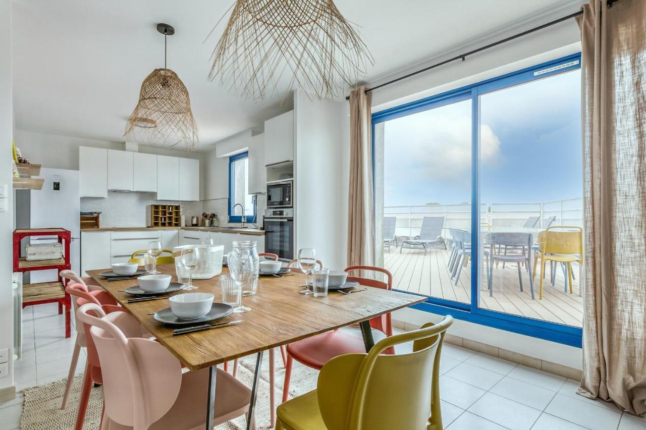 Appart Pour 8 Au Coeur De Noirmoutier - Terrasse Екстериор снимка