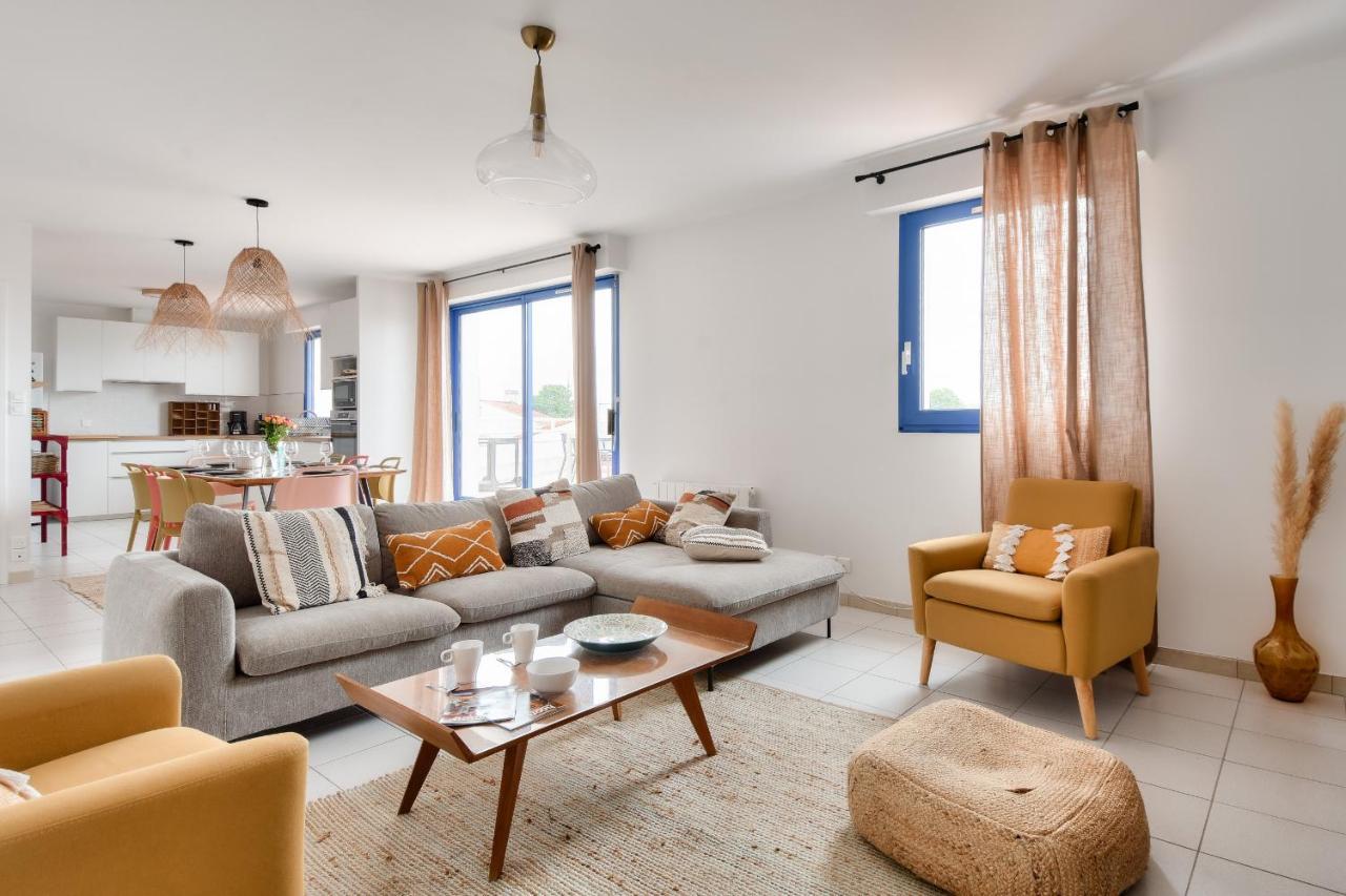 Appart Pour 8 Au Coeur De Noirmoutier - Terrasse Екстериор снимка